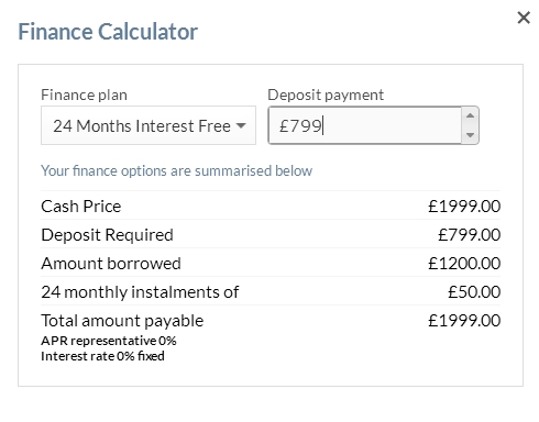 finance calculator user