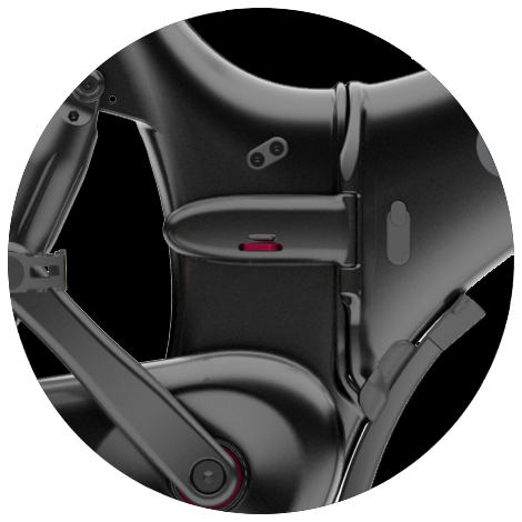 Gocycle G4 folding mechanism